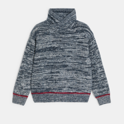 سترة للأولاد باللون الرمادي...